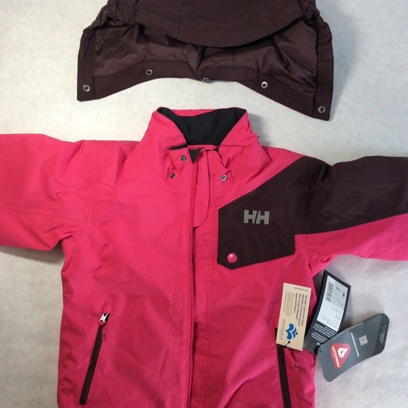 Helly Hansen Girls K Rider Insulated Ski Jacket - Picture 3 of 8